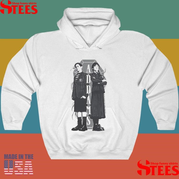 Wednesday Addams Siblings T-shirts