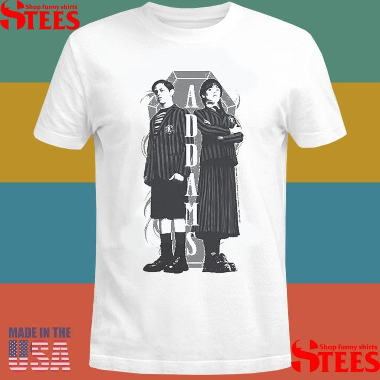 Wednesday Addams Siblings T-shirts