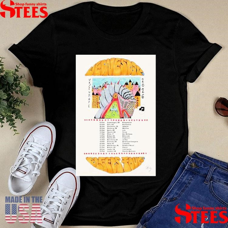 Wednesday Uk & Europe 2026 Tour T-shirt
