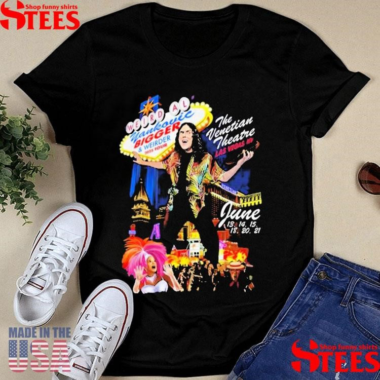 Weird Al Yankovic The Venetian Theatre Las Vegas Nv 2025 T-shirt