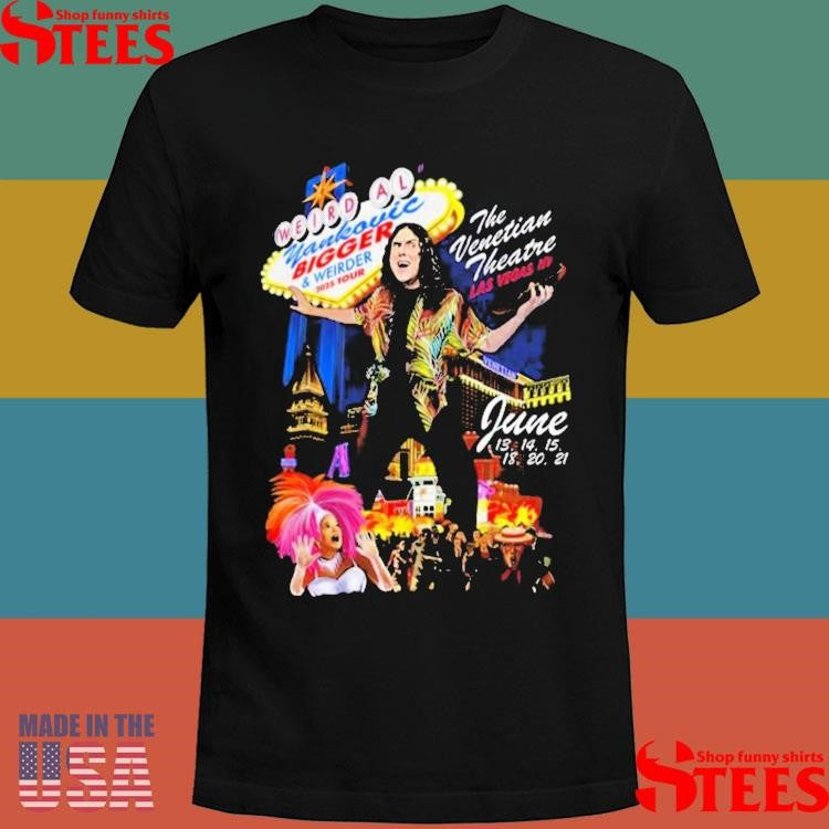 Weird Al Yankovic The Venetian Theatre Las Vegas Nv 2025 T-shirt