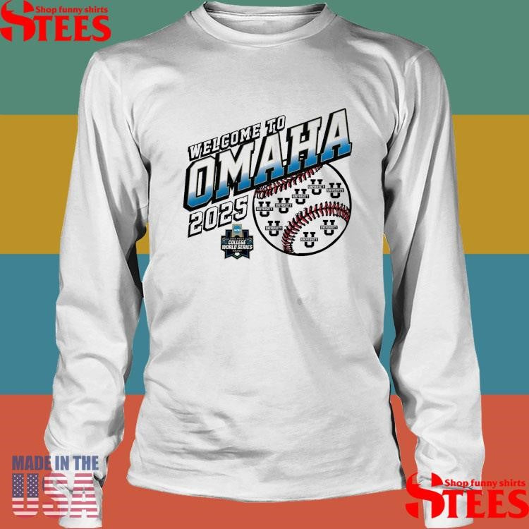 Welcome To Omaha 2025 Ncaa Baseball Men’s College World Series Bullpen Ace T-shirt