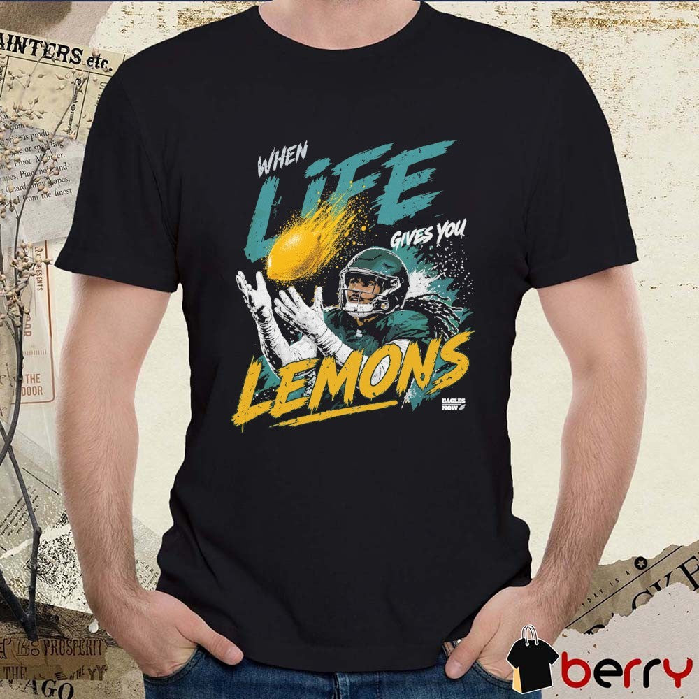 When Life Gives You Makai Lemon From Philadelphia Eagles Now t-shirt