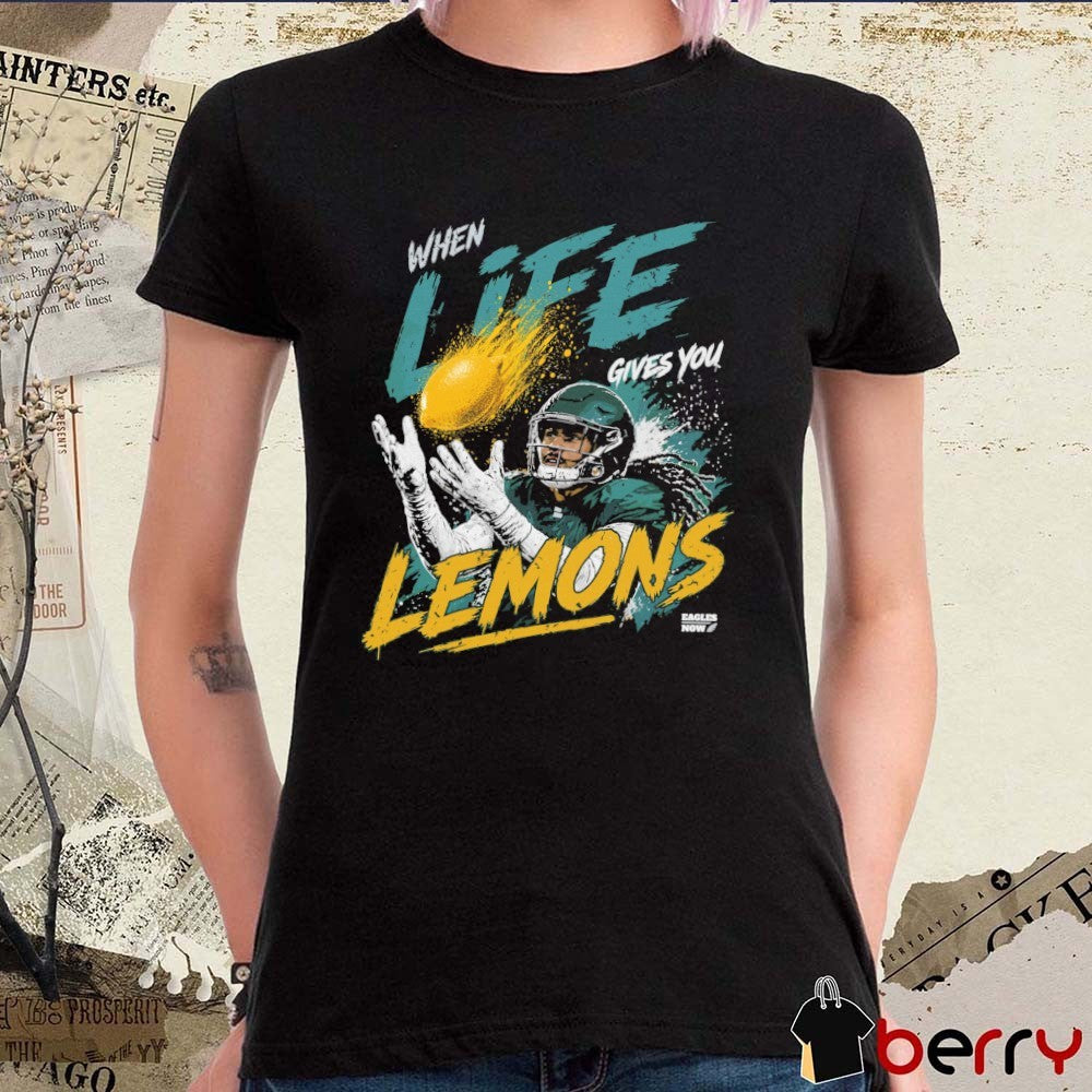 When Life Gives You Makai Lemon From Philadelphia Eagles Now t-shirt