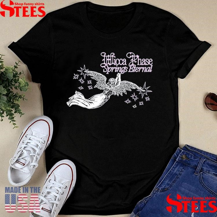 Wicca Phase Starlight Angel Black Pink T-shirt
