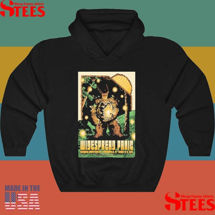Widespread Panic Aug 8-9 2025 Indianapolis, In Event T-shirts