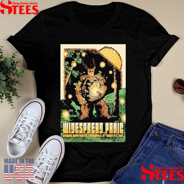 Widespread Panic Aug 8-9 2025 Indianapolis, In Event T-shirts