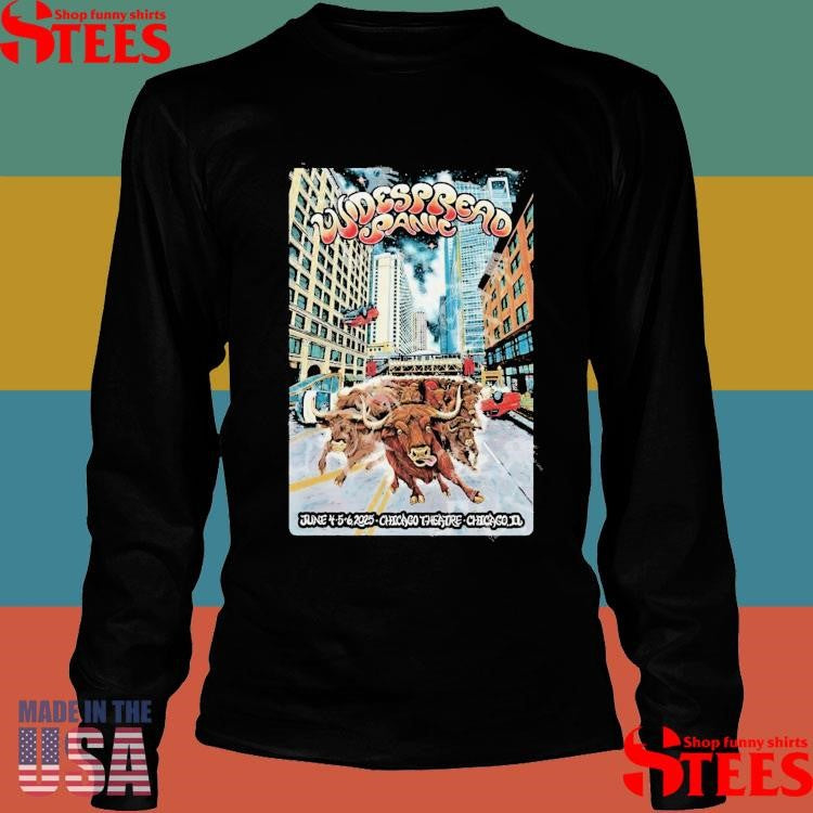 Widespread Panic In Chicago Il On June 4-6 2025 Tour Shirts