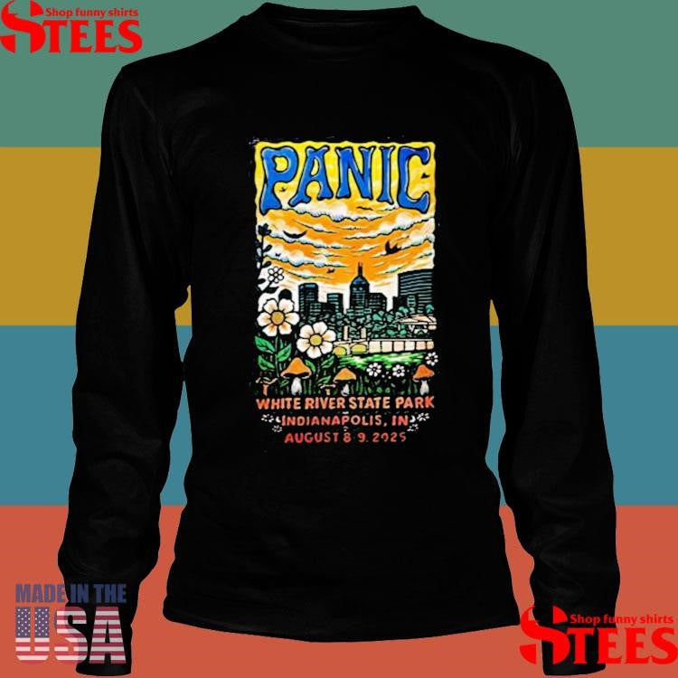 Widespread Panic On Aug 8-9 2025 At Everwise Amphitheater In Indianapolis In T-shirts