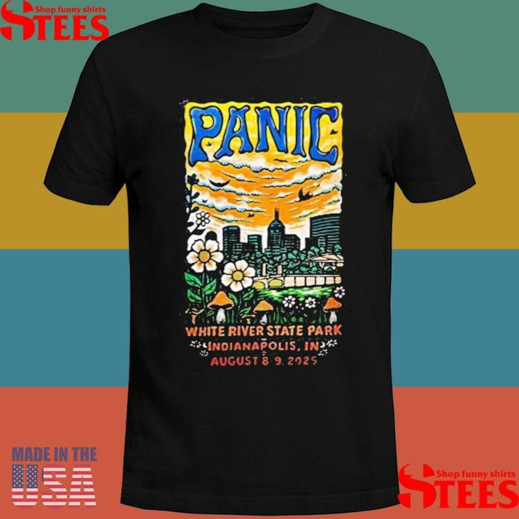 Widespread Panic On Aug 8-9 2025 At Everwise Amphitheater In Indianapolis In T-shirts