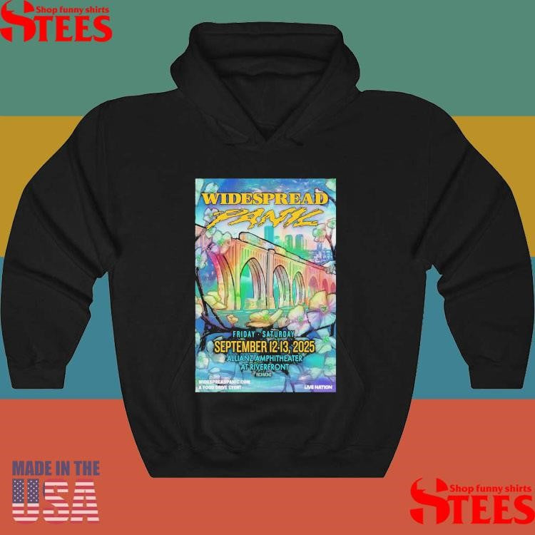 Widespread Panic Show Sep 12-13 2025 Allianz Amphitheater At Riverfront, Richmond, Va Shirts