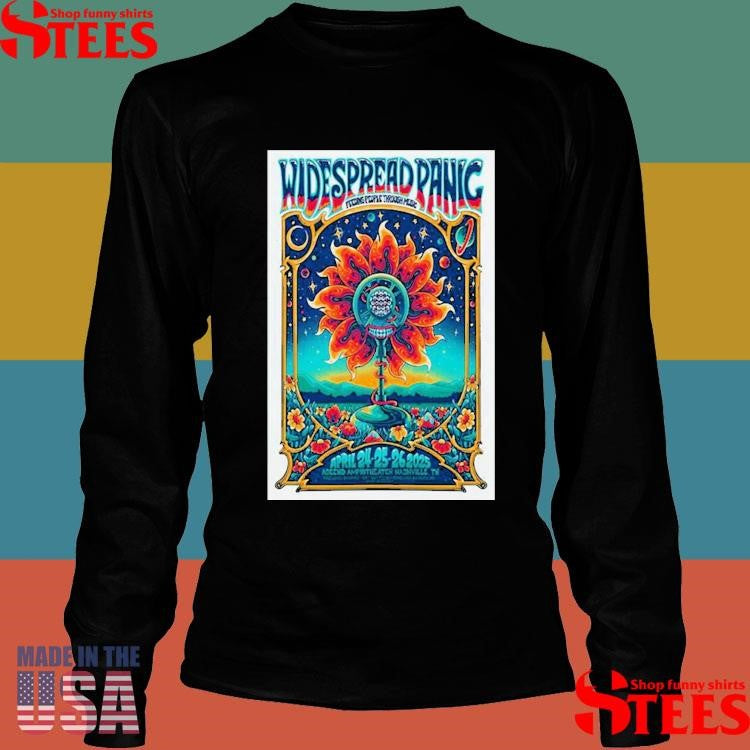 Widespread Panic Tour Apr 24-25-26 2025 Ascend Amphitheater Nashville, Tn Shirts