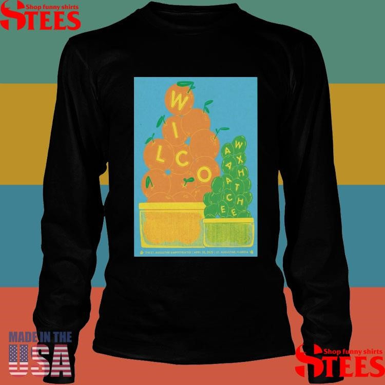 Wilco April 30 2025 St. Augustine, Fl Poster Shirts
