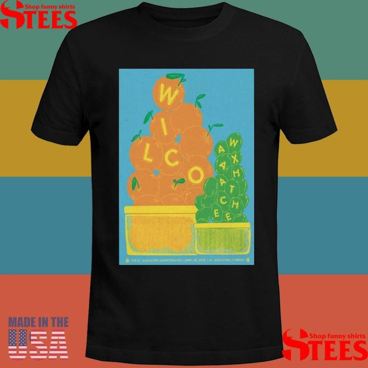 Wilco April 30 2025 St. Augustine, Fl Poster Shirts