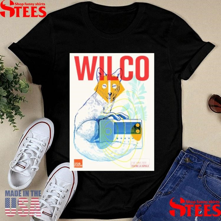 Wilco In Santiago Chile On Junio 2 2025 Teatro La Cupula Shirts