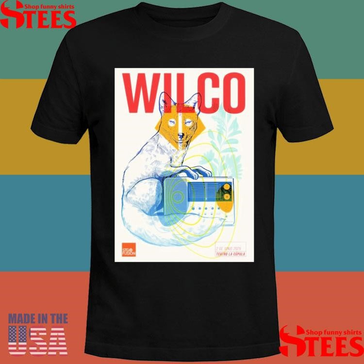 Wilco In Santiago Chile On Junio 2 2025 Teatro La Cupula Shirts