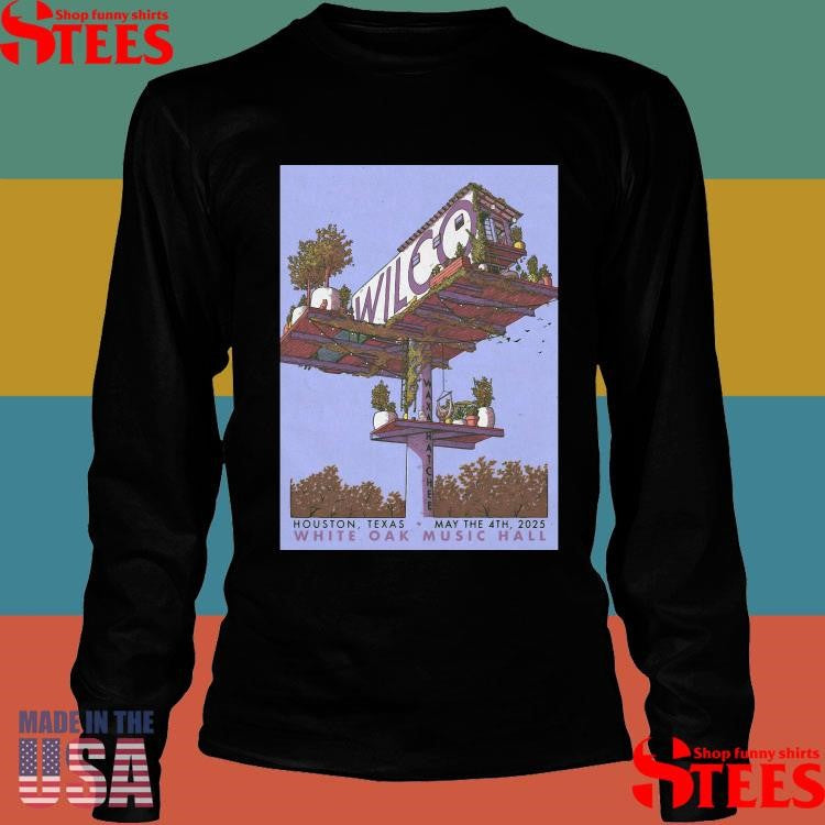Wilco White Oak Music Hall Lawn, Houston, Tx May 4 2025 Tour Shirts