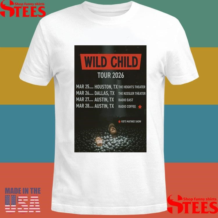 Wild Child Tour 2026 T-shirt