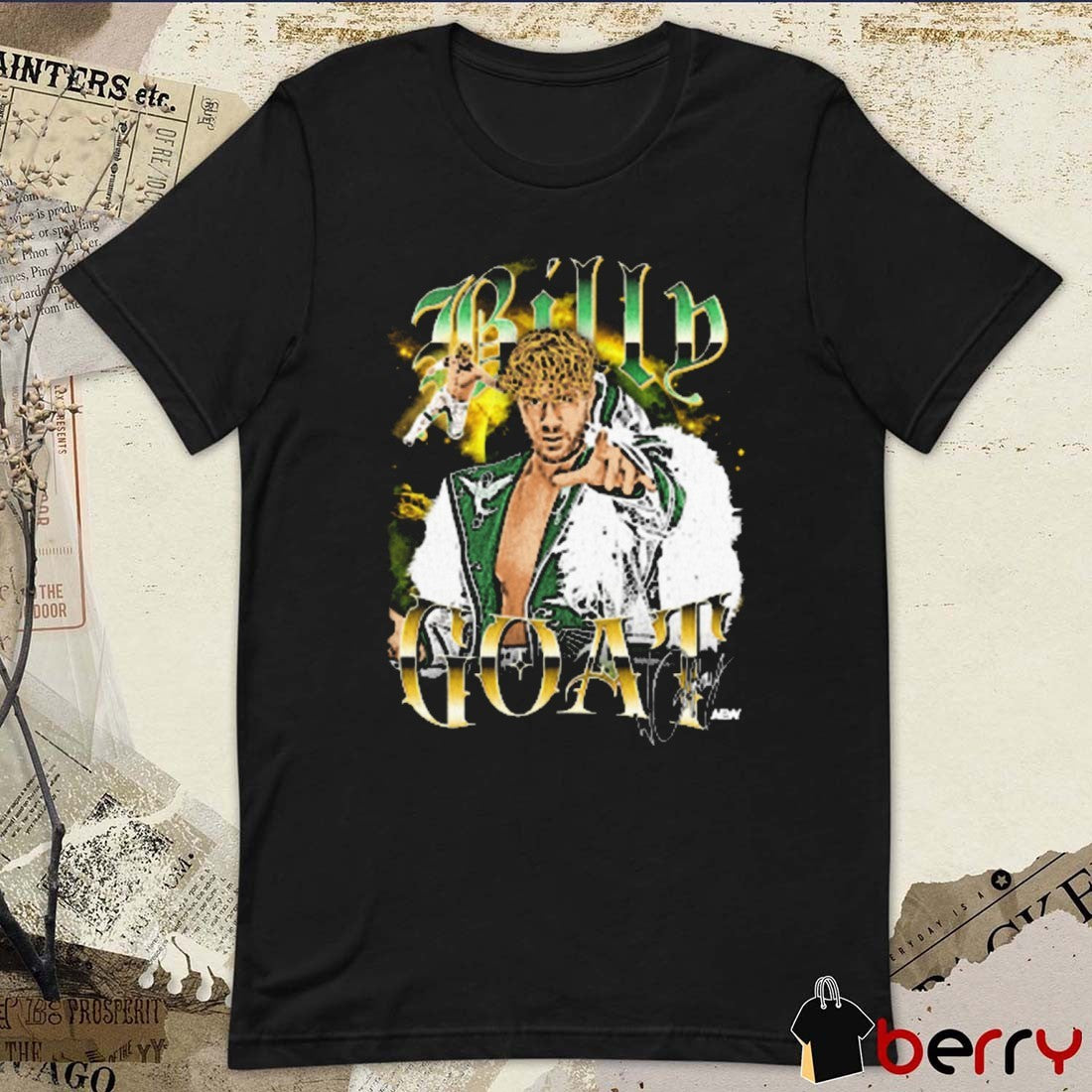 Will Ospreay – Billy Goat AEW 2025 Graphic Signature t-shirt