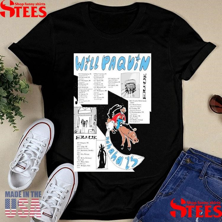 Will Paquin Eu Uk Tour 2025 T-shirt