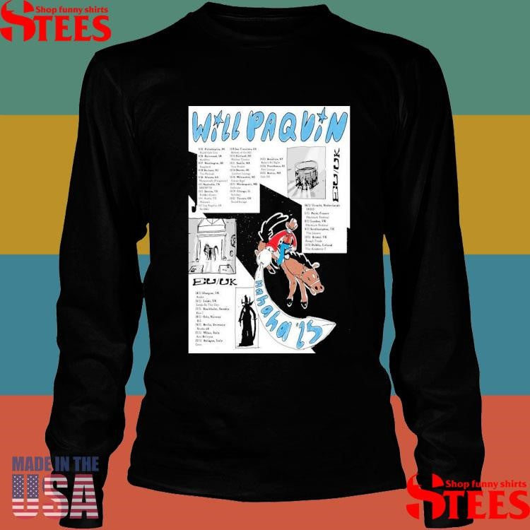Will Paquin Eu Uk Tour 2025 T-shirt