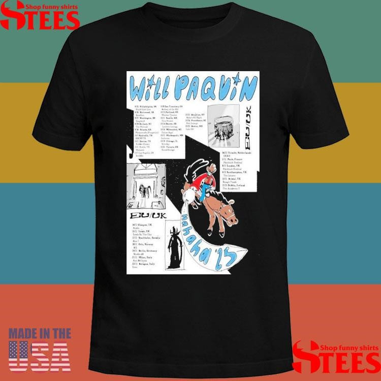 Will Paquin Eu Uk Tour 2025 T-shirt