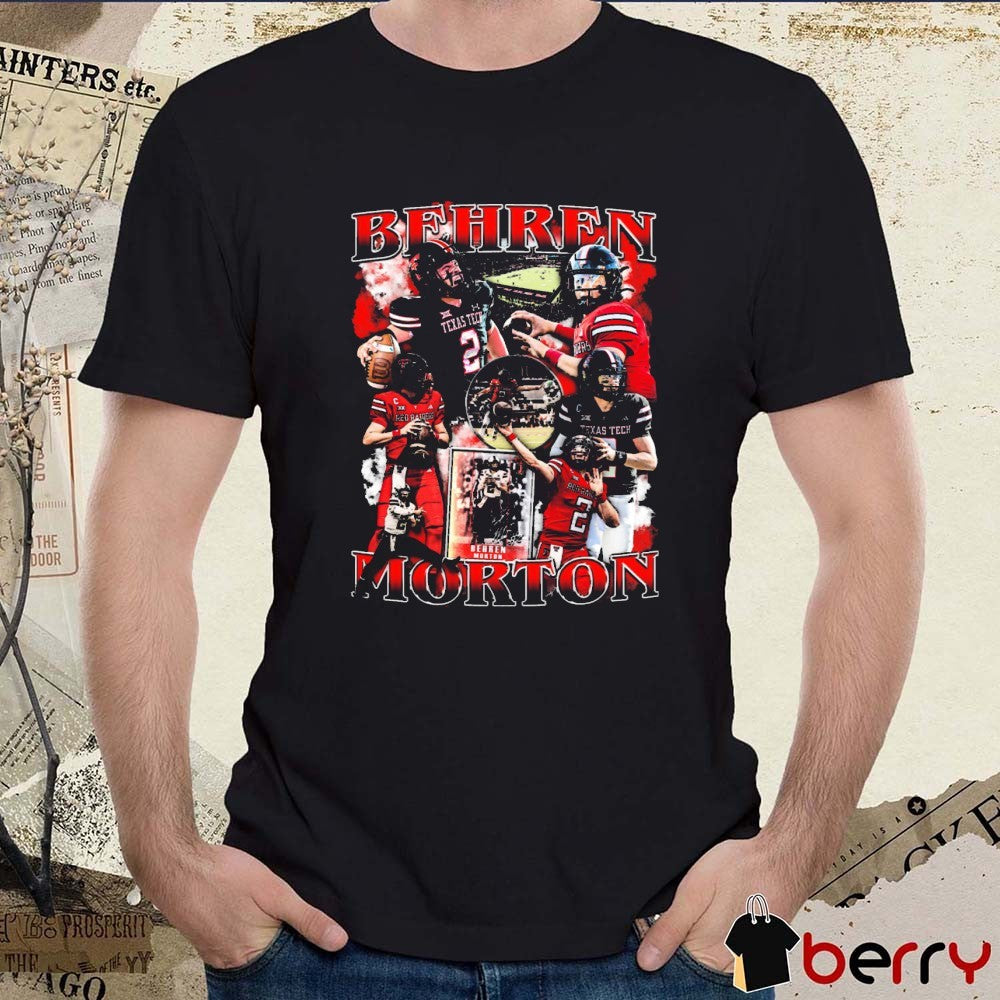 William Clark Green Wearing Behren Morton Texas Tech Red Raiders Vintage Signature t-shirt