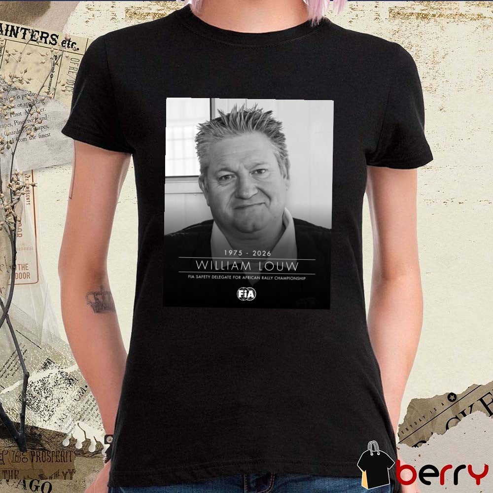 William Louw Fia Safety Delegate For African Rally Championship 1975 – 2026 Poster t-shirt