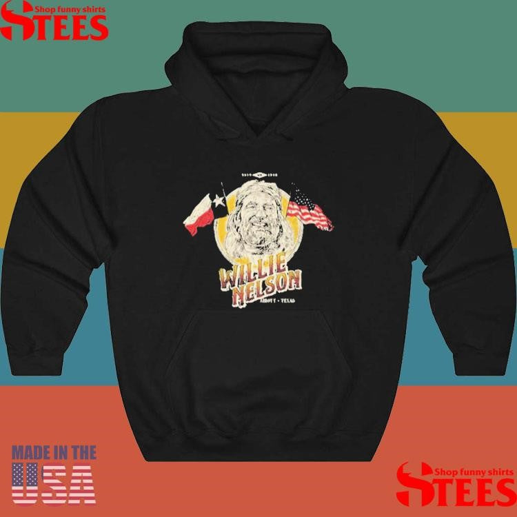 Willie Nelson Flag Portrait T-shirt