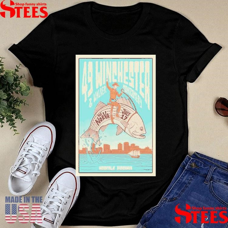 Winchester 17 July 2025 49 Tour Norfolk, Va Drive Fish T-shirt