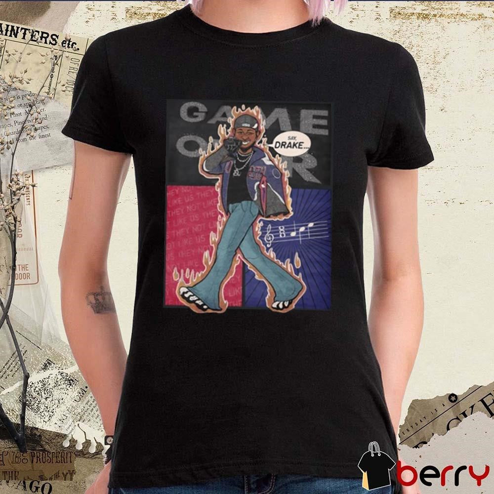 Windandsea Kendrick Lamar Say Drake Game Over Graphic t-shirt