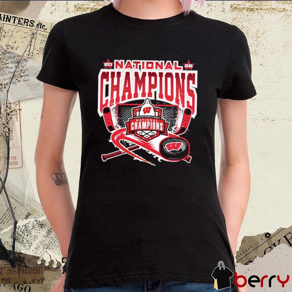 Wisconsin Badgers 2026 NCAA Frozen Four Women’s Ice Hockey National Champions Roster Teams t-shirt