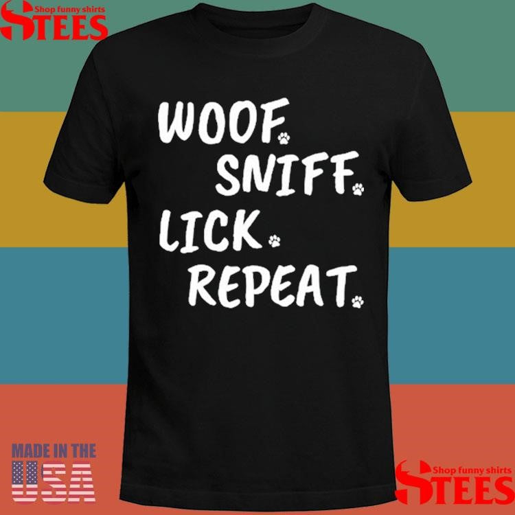 Wolf Sniff Lick Repeat Shirts