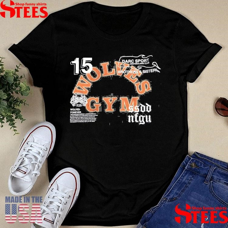 Wolves Gym V2 Premium Raw Hem Box Cut Wolf T-shirt