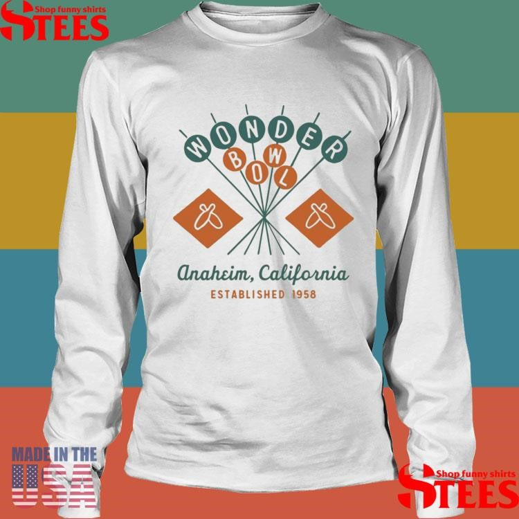 Wonder Bowl Anaheim California Established 1958 Shirts