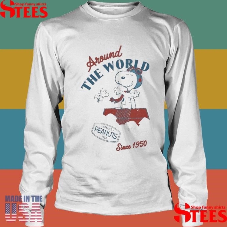 Woodstock The Peanuts Around The World Since 1950 T-shirt