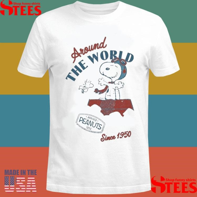 Woodstock The Peanuts Around The World Since 1950 T-shirt