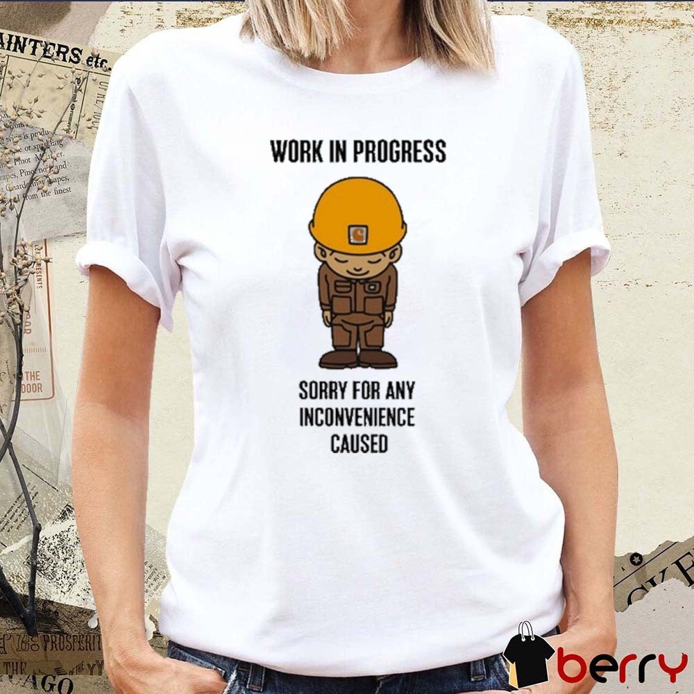 Work In Progress Sorry For Any Inconvenience Caused Virat Kohli’s Carhartt Sumimasen 2026 t-shirt