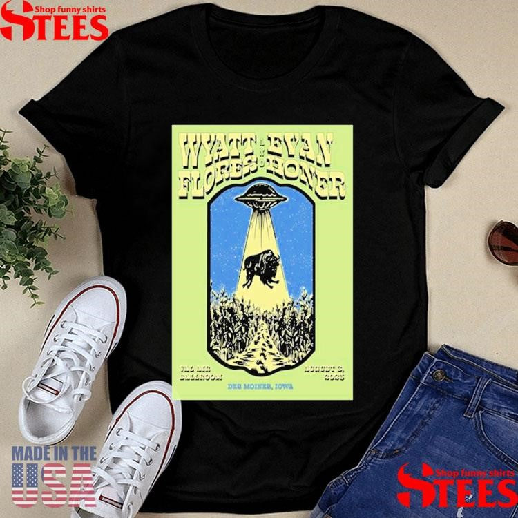 Wyatt Flores And Evan Honer Val Air Ballroom Des Moines Ia Aug 3 2025 T-shirt