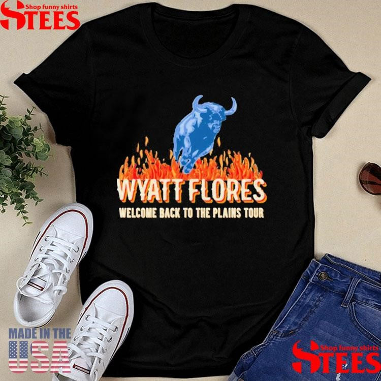Wyatt Flores Welcome Back To The Plains Tour 2025 Shirts