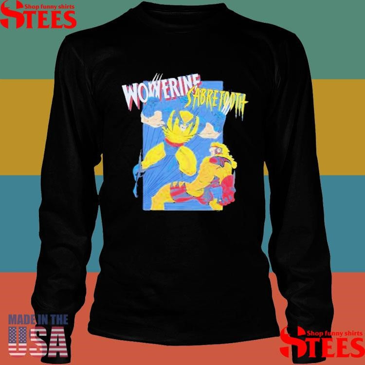 X-men Wolverine Vs Sabretooth T-shirt
