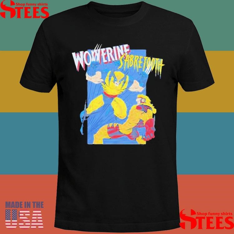 X-men Wolverine Vs Sabretooth T-shirt