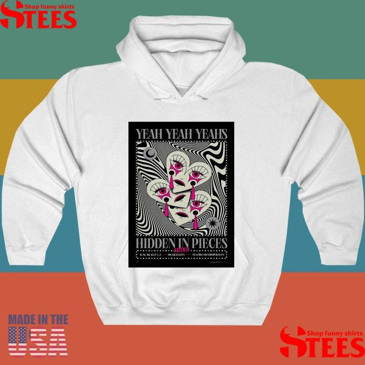 Yeah Yeah Yeahs Hidden In Pieces Event Mexico City Live At Teatro Metropolitan July 2 2025 T-shirt