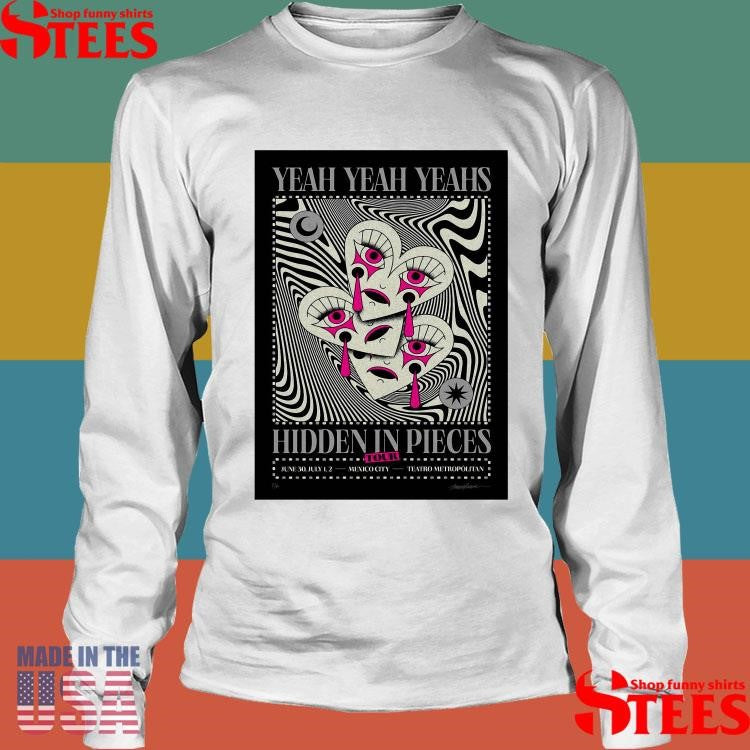 Yeah Yeah Yeahs Hidden In Pieces Event Mexico City Live At Teatro Metropolitan July 2 2025 T-shirt