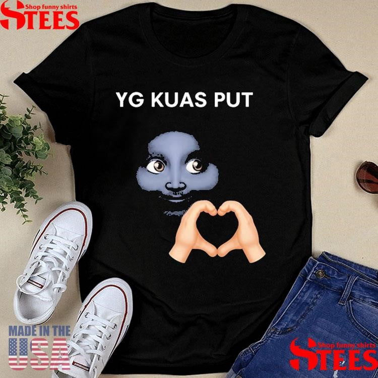 Yg Kuas Put Icon Face And Heart T-shirt