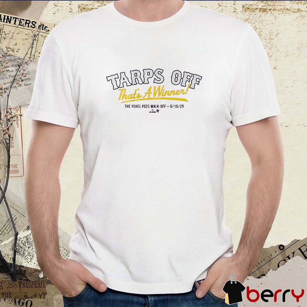 Yohel Pozo The Tarps Off That’s A Winner The Yohel Pozo Walk-Off St. Louis Cardinals MLB t-shirt