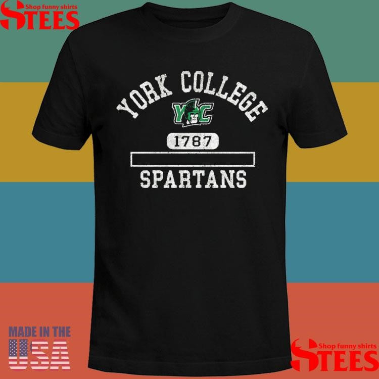York College 1787 Spartans Shirts