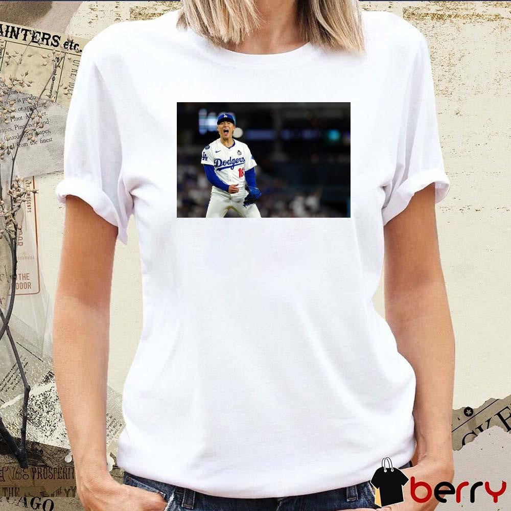 Yoshinobu Yamamoto Los Angeles Dodgers Dialed In World Series t-shirt