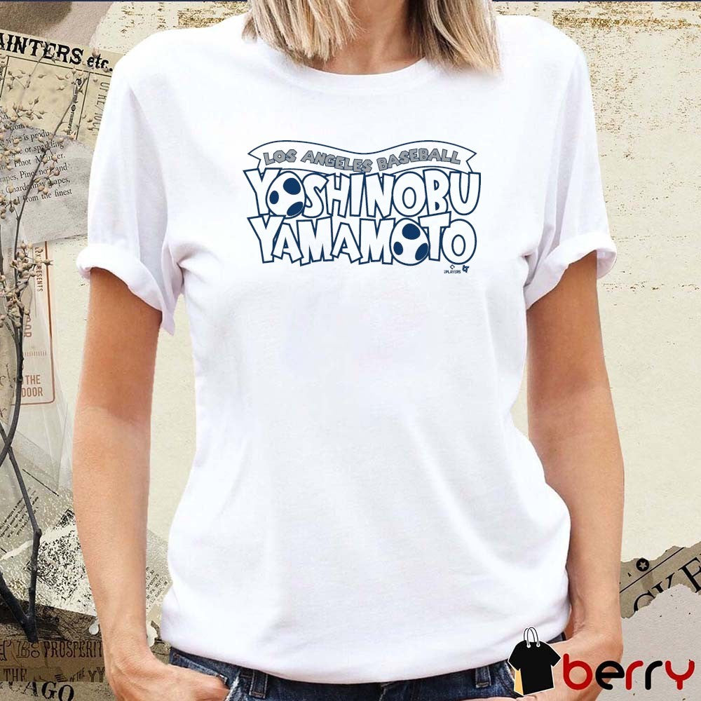 Yoshinobu Yamamoto World Los Angeles Dodgers MLB Baseball t-shirt