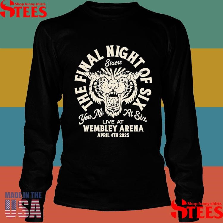 You Me At Six Live At Wembley Arena April 4th 2025 Shirts